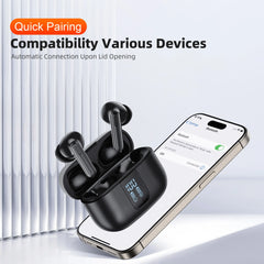 Wireless Headphones, TWS Bluetooth 5.3,HD Microphone,HIFI Earphones,13mm Driver,60ms Low Latency,4 Mics, ENC Call, New
