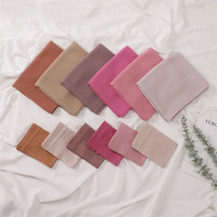 2pc/set Instant Chiffon Hijab With Modal Undercap Basic Stretchy Pullover Headscarf Outdoor Thin Breathable Sunscreen Head Wrap