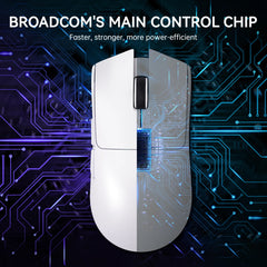 Lightweight Wireless Gaming Mouse with RGB Backlight Charging, Up to 22K DPI, PAW3311 Optical Sensor, HUYU Swit