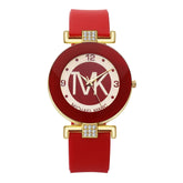 Women Fashion Quartz Watch Light Luxury Diamond Silicone Band College Girl Watches Clock