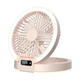 Multi-Functional Electric Fan with LED Display Wireless Portable Home Silent Ventilation Desktop & Wall Mounted Cooling Fan