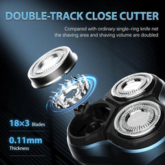 Electric Razor for Men Rechargeable Electric Razor Shaving Machines Mens Electric Shavers,