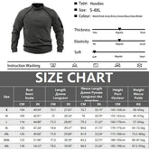 Men's Tactical Hoodies Military Outdoor Pullover Long Sleeve Zippers Pullove Fleece Windproof Thermal for Hiking Camping Army