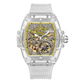 Automatic Mechanical Watch for Man Business Watch Double Side Hollows Skeleton Transparent Mechanical Men's Watch