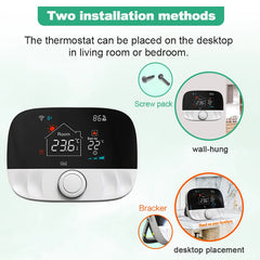 Tuya Smart Home WiFi Thermostat Wireless For Gas Boiler Water Heatig Digital Battery Temperature Remote Controller Alexa Google