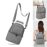 Mommy Bag Milk Storage Breast Pump Maternity Cooler Double Layer Insulation Fresh Keeping Baby Food Backpack Feeding Bottle