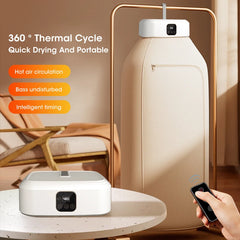 Electric Dryer Portable Foldable Dryer Household Multifunctional Dryer Intelligent Timed Fast Drying Low-energy Clothing Care