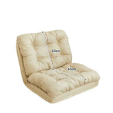 Lazy sofa foldable balcony sofa, tatami single sofa, bed backrest pad double floor sofa