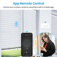 Tuya Smart Life Roller Shutter Electric Motors Touch Panel Percentage Progress Voice Control via Home Assistant Alexa