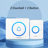 Meian-Smart Home Doorbell, Wireless Outdoor Doorbell, IP65 Waterproof Door Bell, 60 Songs, Smart Security Alarm, Door Bell Chime
