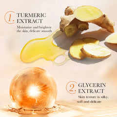 Whitening Turmeric Face Cream Anti Aging Serum Birghten Facial Anti-Wrinkle Reduce Fine Lines Acne Drak Spot Remover Skin Care