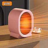 Electric Desktop Heater Quick Heat Vertical Space Heater Two-Speed Portable Energy Saving Heater Fan for Home Office Bedroom
