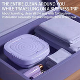 8L Portable Foldable Small Washing Machine With Spin Dryer Home Washing Machine Set Suitable For Socks And Underwear Dormitory