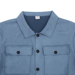 Men's casual overalls jacket and pants suit for fall/winter outdoor vacation American style men's fashion suede 2 piece set