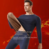 Winter Men Thermal Underwear Winter Long Thermos Underwear Sets Keep Warm for Cold Weather Base Layer Long-Sleeved Underwear