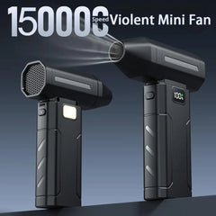 Electric Vacuum Cleaner Super Strong Wind Violent Mini Fan Dust Debris Removal Handheld for Car Portable Blow Computer Home Appl