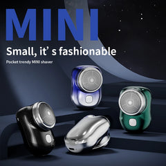 Mini Electric Razor For Men Wet Dry Electric Shaver Portable Electric Shaver Pocket Size Portable Outdoor Smart Battery Tools
