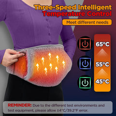 Electric Heating Belt Hand Warmer USB Charging Portable Heater Hot Compress Therapy Abdominal Waist Menstrual Uterus Warming Pad