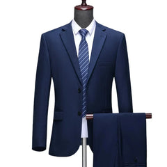 Men's Fashion Business Plus Size Gentleman's Casual Shirt for Work Slim-fit Wedding Formal Suit