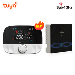 Tuya Smart Home WiFi Thermostat Wireless For Gas Boiler Water Heatig Digital Battery Temperature Remote Controller Alexa Google