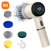 Xiaomi 5 in 1 Power Scrubber 5 Replaceable Brush Head Electric Spin Scrubber Bathroom Cleaning Brush Power Scrubber