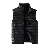 Royal Blue Lightweight Down Vest for Men, Navy Blue/Army Green 50 Standard White Duck Down Waistcoat