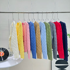 Classic Luxury Brand Women Men Pashm Cardigan Fashion British RALPH LAUREN Knit Single-Breasted Sweater