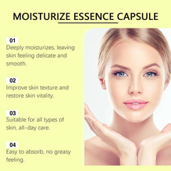 Vitamin E Face Care Capsules Serum Firming Facial Melasma Remove Deep Face Lightening Moisturizer Skin Care Serum for Face 60PCS