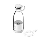 Newly Design Household Portable Juicer Blender Household Fruit Mixer- Six Blades in 3D 350ml USB Juicer Cup