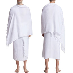 Ihram Pilgrimage Towel for Muslim Arab Mecca Hajj Clothes Men Islamic Ramadan Prayer Worship Costumes Shawl Jubba Thobe