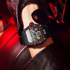 Automatic Watch Mechanical Watches for Man Barrel Type Mechanical Watch Men Waterproof Luminous Business Men Montre Homme
