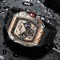 Men Top Brand Luxury Mens Watches Business Waterproof Military Quartz Chronograph Wristwatch Montre Homme