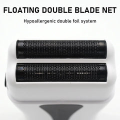 Professional Men's Hair Clipper JUCAI PRO White JC10000 10000RPM DLC Knife Net Electric 2000mAh Whitening Oil Head Hair Trimmer