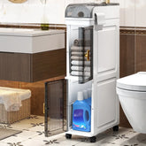 Bathroom waterproof narrow slit cabinet drawer-type storage cabinet, organizing cabinet