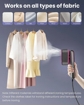 Portable Steamer Iron Steam Hanging Iron Professional Handheld 1200W Household Heating Portable Garment Steamer Clothing Surface