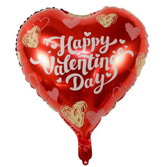 10Pcs/Set 18inch Heart Valentine's Day Foil Helium Balloons Bridal Shower Wedding Anniversary Birthday Party Decoration Globos