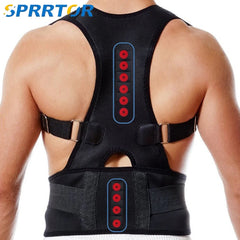 Magnetic therapy posture corrector posture corset shoulder support belt men and women braces and support belt shoulder posture
