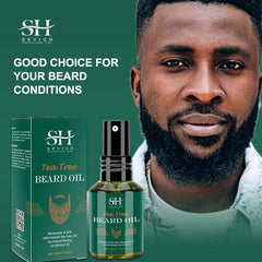 Sevich Tea Tree Growth Beard Oil Fast Effective Beard Growth And Clean Skin Thick & Supple Beard Care Essence For Men 30ml