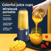 Portable Multifunction Blender Bottle Electric 6 Blades Juice Blender Fresh Juice Smoothie Blender Ice CrushCup Food Processor