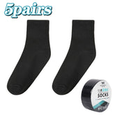 Breathable Disposable Highly Elastic Socks Outdoor Portable Simple Compression Travel Thin Sweat-Absorbing Sports Cotton Socks