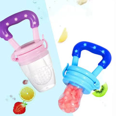 3 PCs Baby Fruit and Vegetable Teether Food Supplement Bite Le Silicone Baby Feeding Tableware