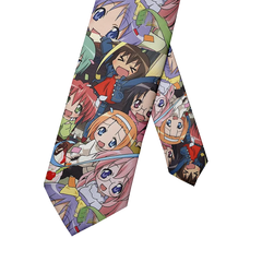 Anime cartoon printing men's tie unisex casual creative tie novelty unique accessories business gifts wedding shirt accessories