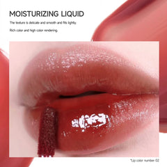 Jelly Mirror Liquid Lipstick Non-stick Cup Moisturizing Lip Gloss Long Lasting Sexy Water Glossy Lip Tint Makeup