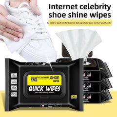 Shoe Cleaning Wipes Disposable Travel Friendly Dirt Removal And Polishing Wipes For Sneakers