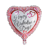 10Pcs/Set 18inch Heart Valentine's Day Foil Helium Balloons Bridal Shower Wedding Anniversary Birthday Party Decoration Globos