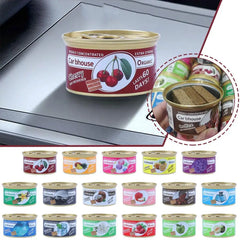 Car Flavoring Car Air Fresheners Perfume Canned Wood Blocks Coffee Flavor Long-Lasting Auto Aromatherapy Car Deodorant Supplies