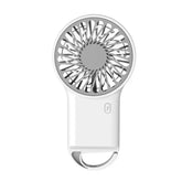 Foldable Handheld Desktop USB Rechargeable Mini Fan Cartoon Design with Hook for Mountaineering Outdoor Home Office use