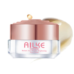 AILKE Retinol Anti-Wrinkle Brightening Eye Cream, with Hyaluronic Acid, Reduces Dark Circles, Undereye Lightening Treatment