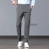 New Spring Summer Luxury Formal Pants Men Business Banquet Party Gentleman France Work Office Formal Pantalones Hombre Clothing