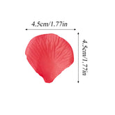 1000pcs Elegant Artificial Rose Petals for Weddings, Valentine's Day, and Holiday Decor - Add a Touch of Romance to Any Occasion